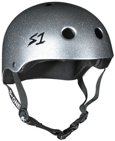 S1 Lifer Helmet - Silver Gloss Glitter