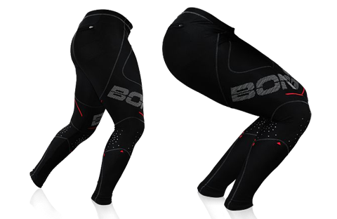Bont Compression Tights - Black 3/4