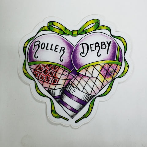 Roller Derby Butt Sticker
