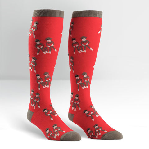 Sock Monkey Love : STRETCH-IT Knee High