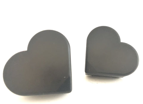 Heartstopper Toe Stops Black Metal - Short Stem