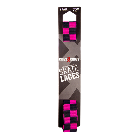 Criss Cross Fat Black and Pink Checker