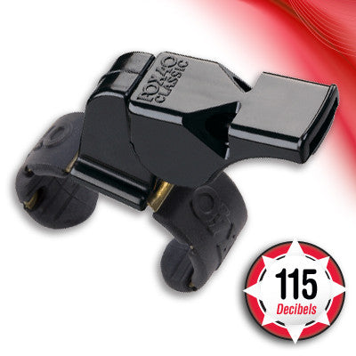 Fox 40 Classic Fingertip Whistle - Black